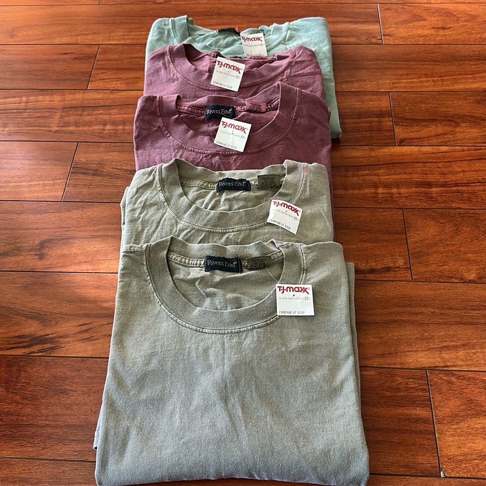 Rivers End set of 5 T shirts size 3x